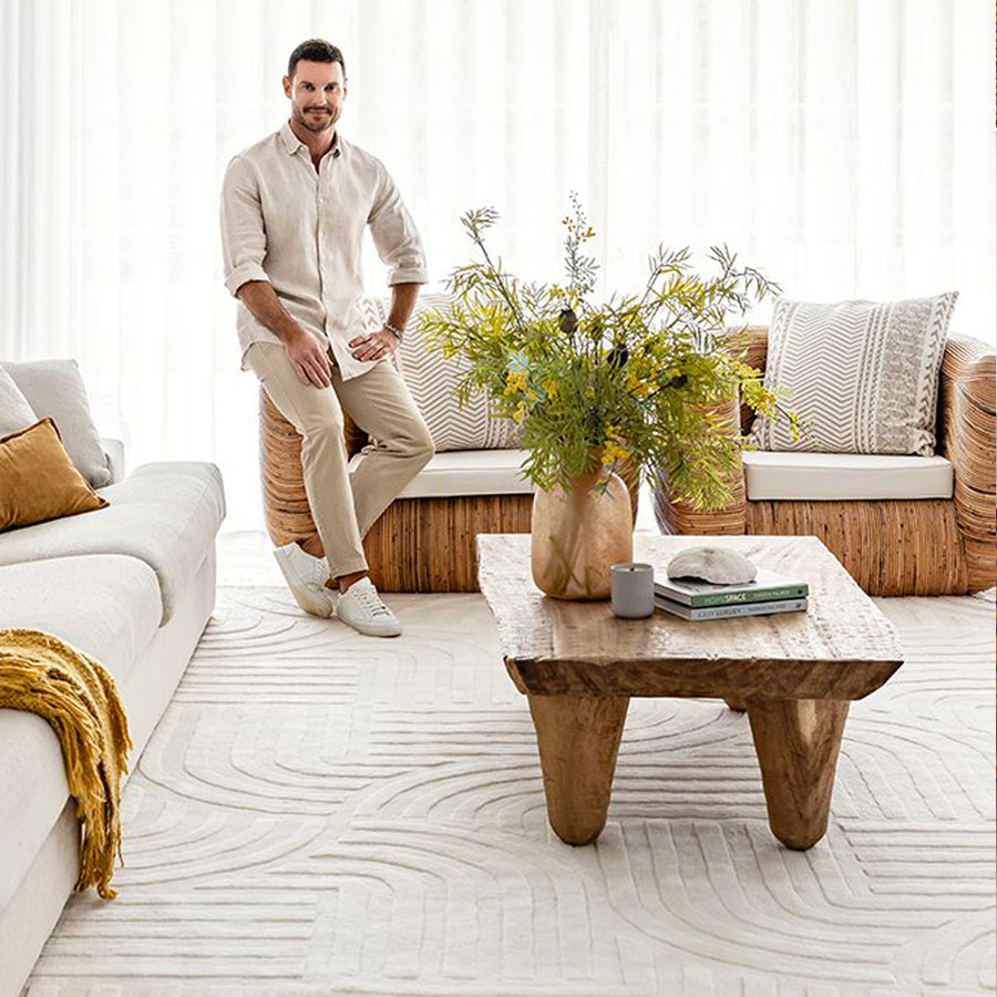 darren palmer zen white rug