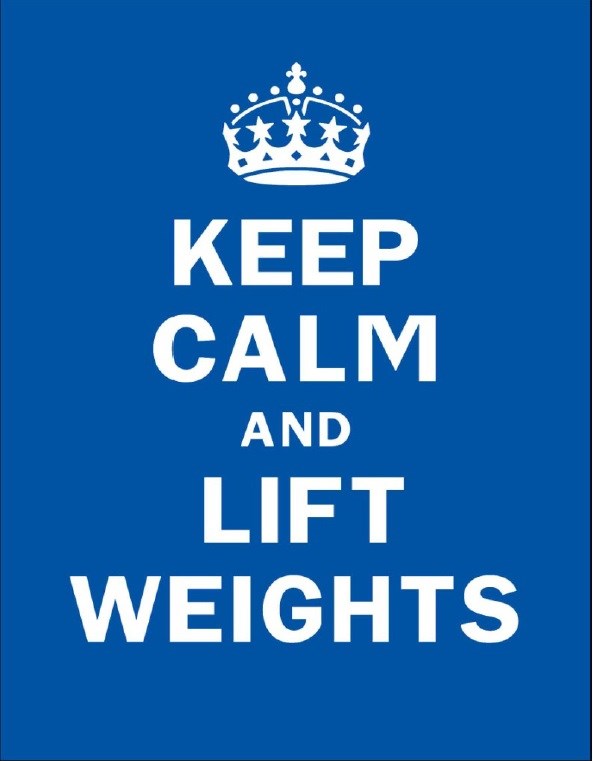 Keep Calm - Lift Weights
