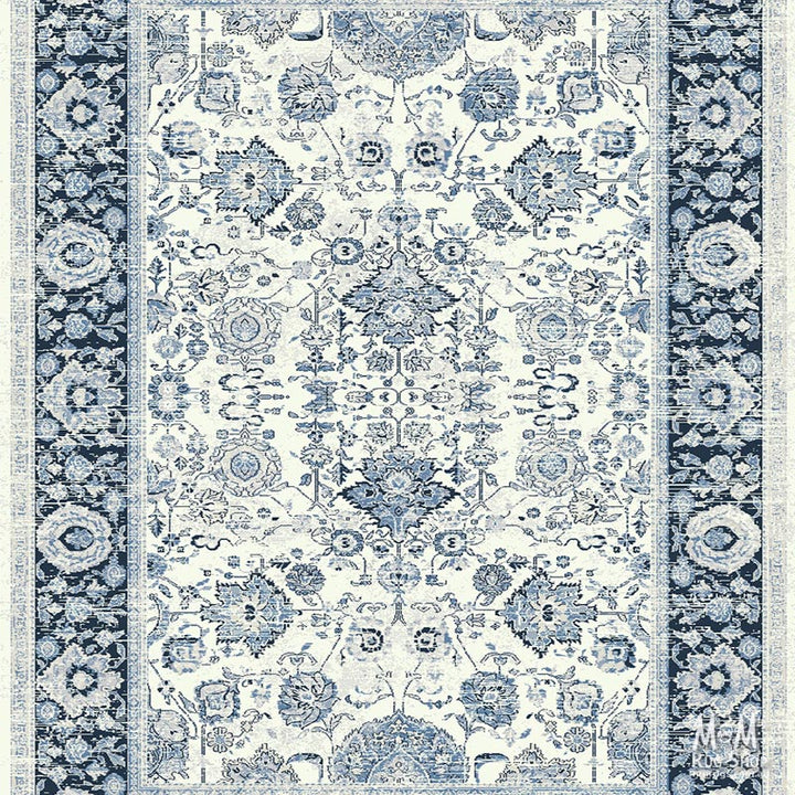 Verona Tribal Blue Runner 80 cm wide | $95 per metre