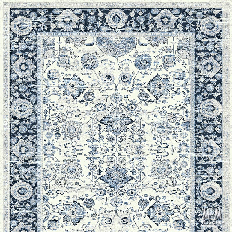Verona Tribal Blue Runner 80 cm wide | $95 per metre
