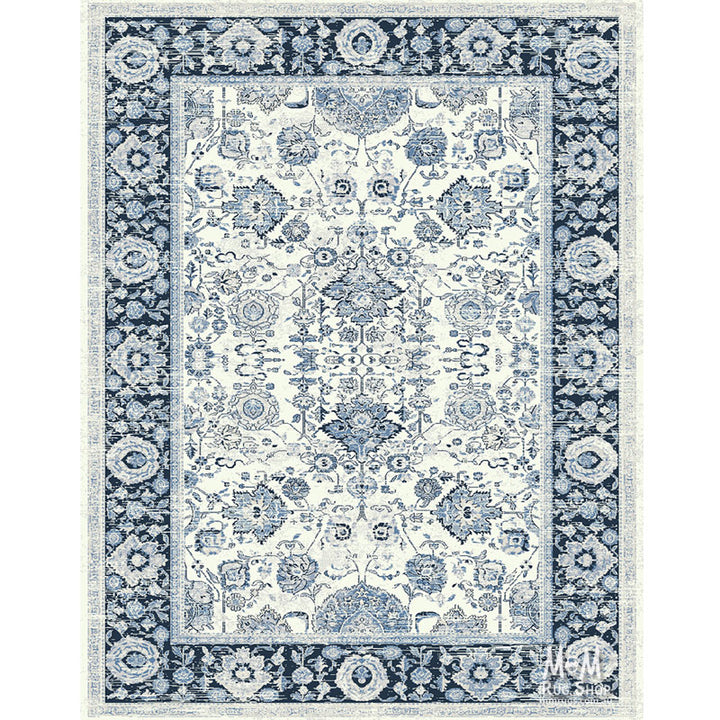 Verona Tribal Blue Runner 80 cm wide | $95 per metre