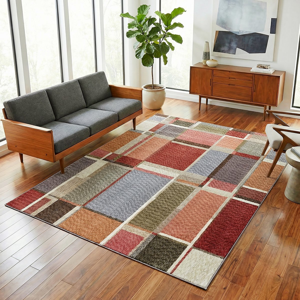Colorful Aston Elvin Multi polyester fabric from Turkey, showing a vibrant pattern and smooth texture.