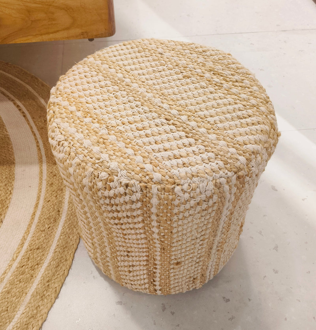 Kilim Footstools & Jute Footstools