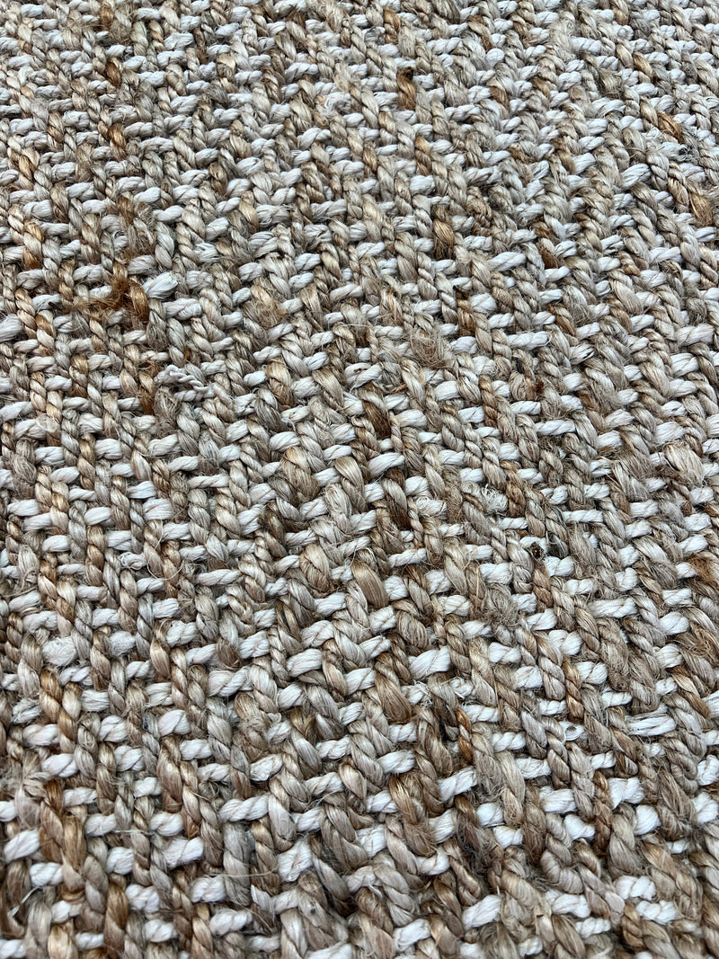 Jute 2 Tone Zig Zag Runner-zoom-
