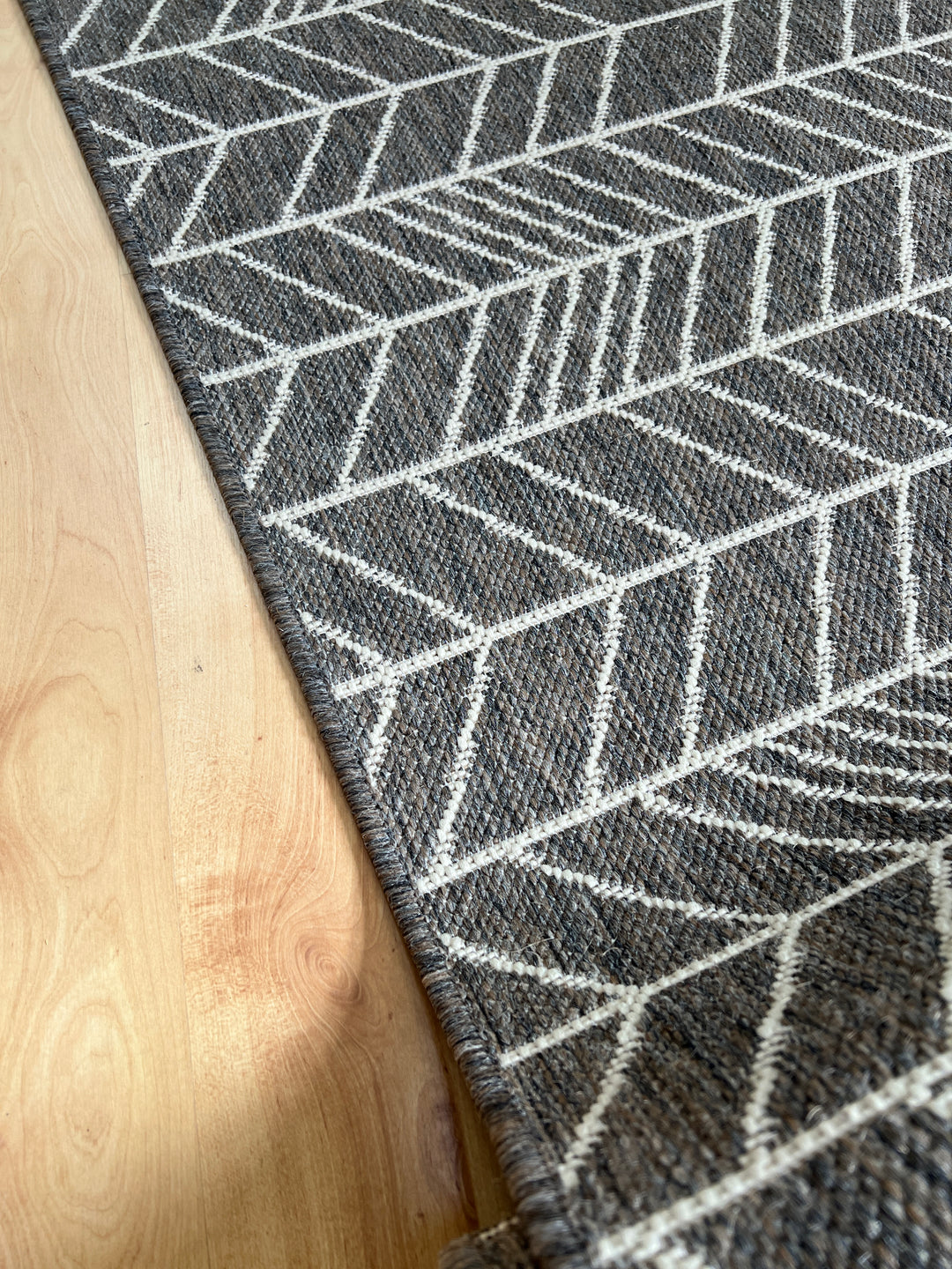 Seaspray Arrows Natural Grey Runner 67 cm wide | $29 per metre