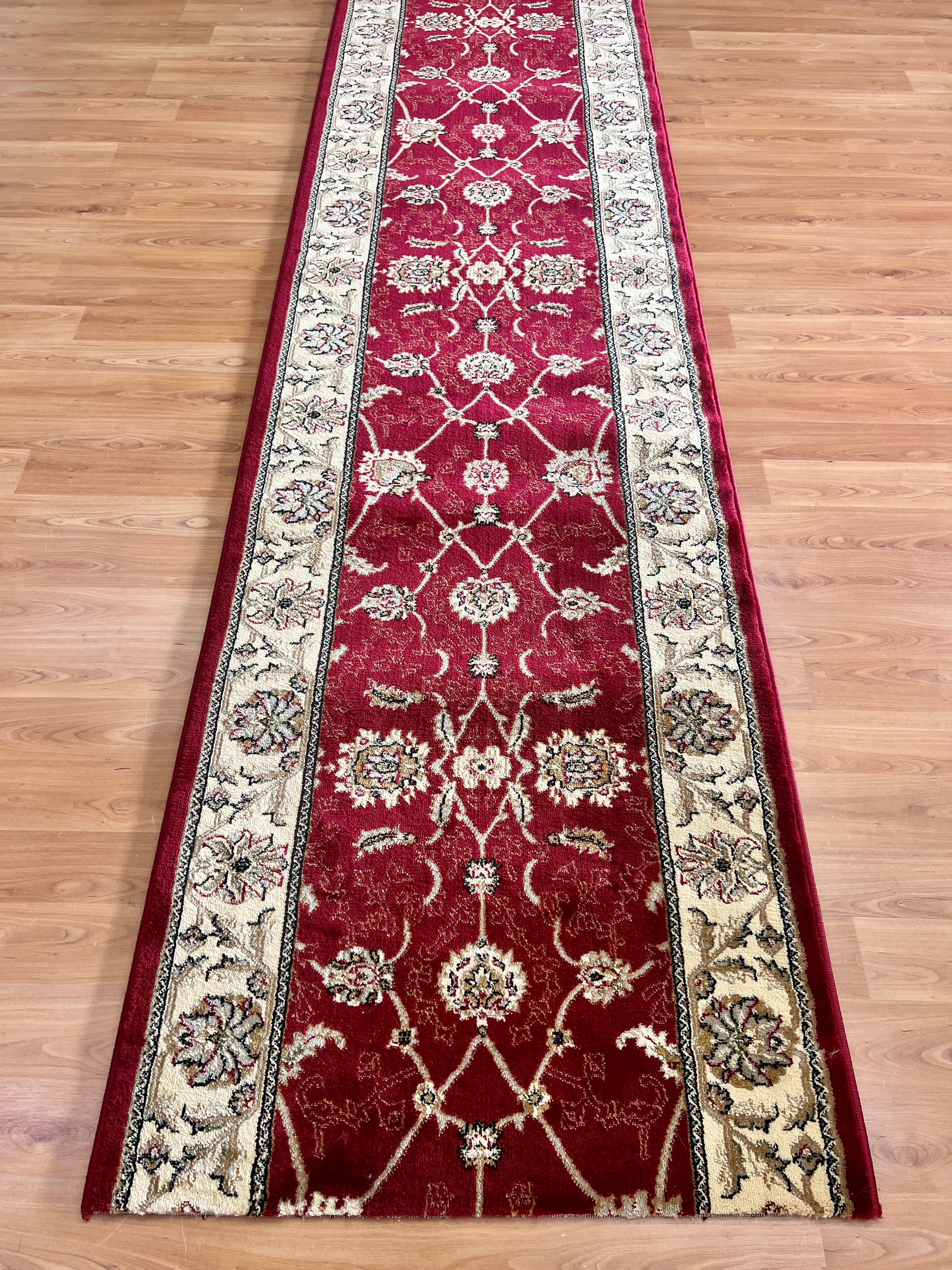 Tavernelle Traditional Red Runner 80 cm wide | $59 per metre
