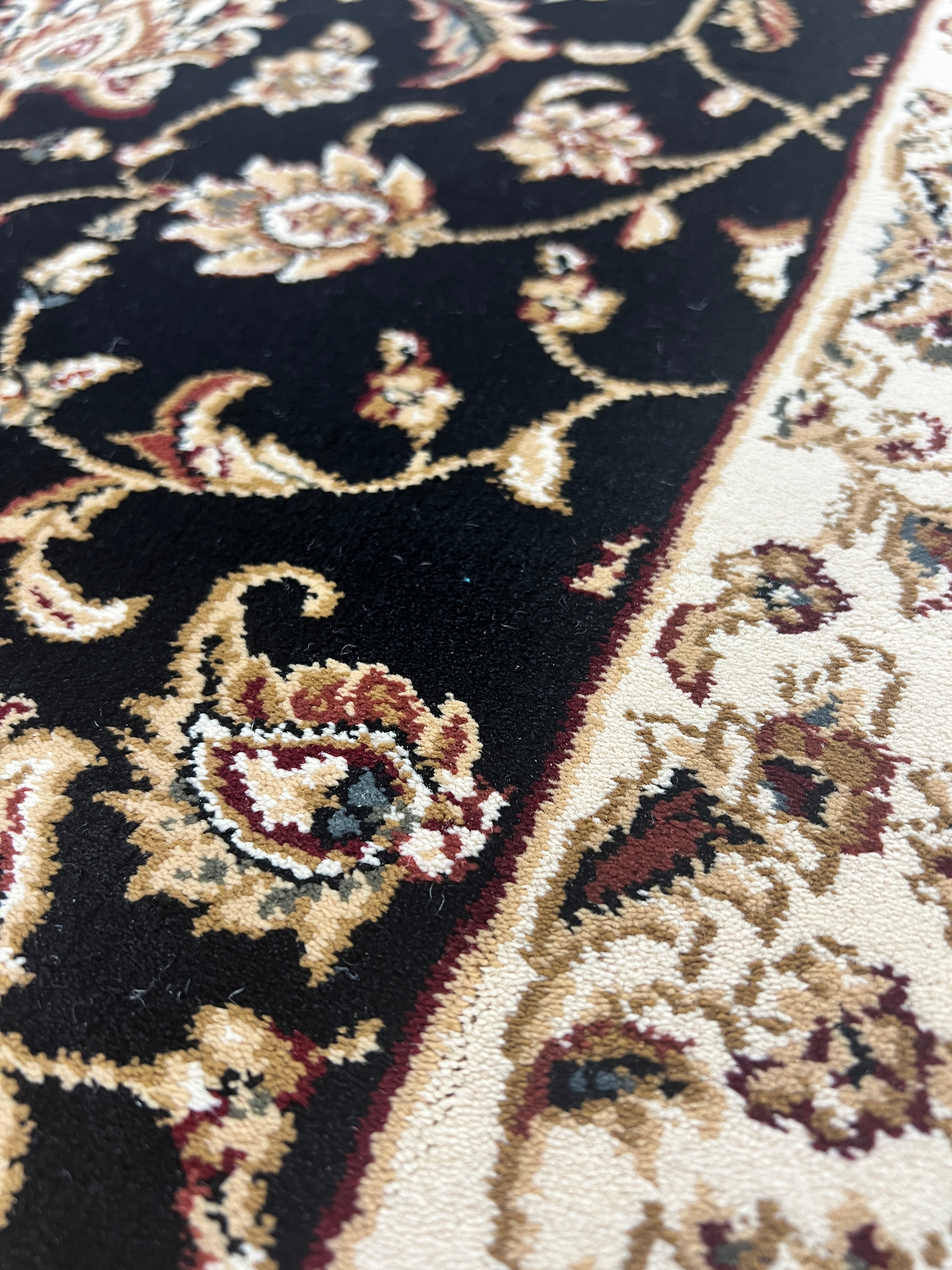 Verona Garden Black Runner 80 cm wide | $95 per metre-zoom-6
