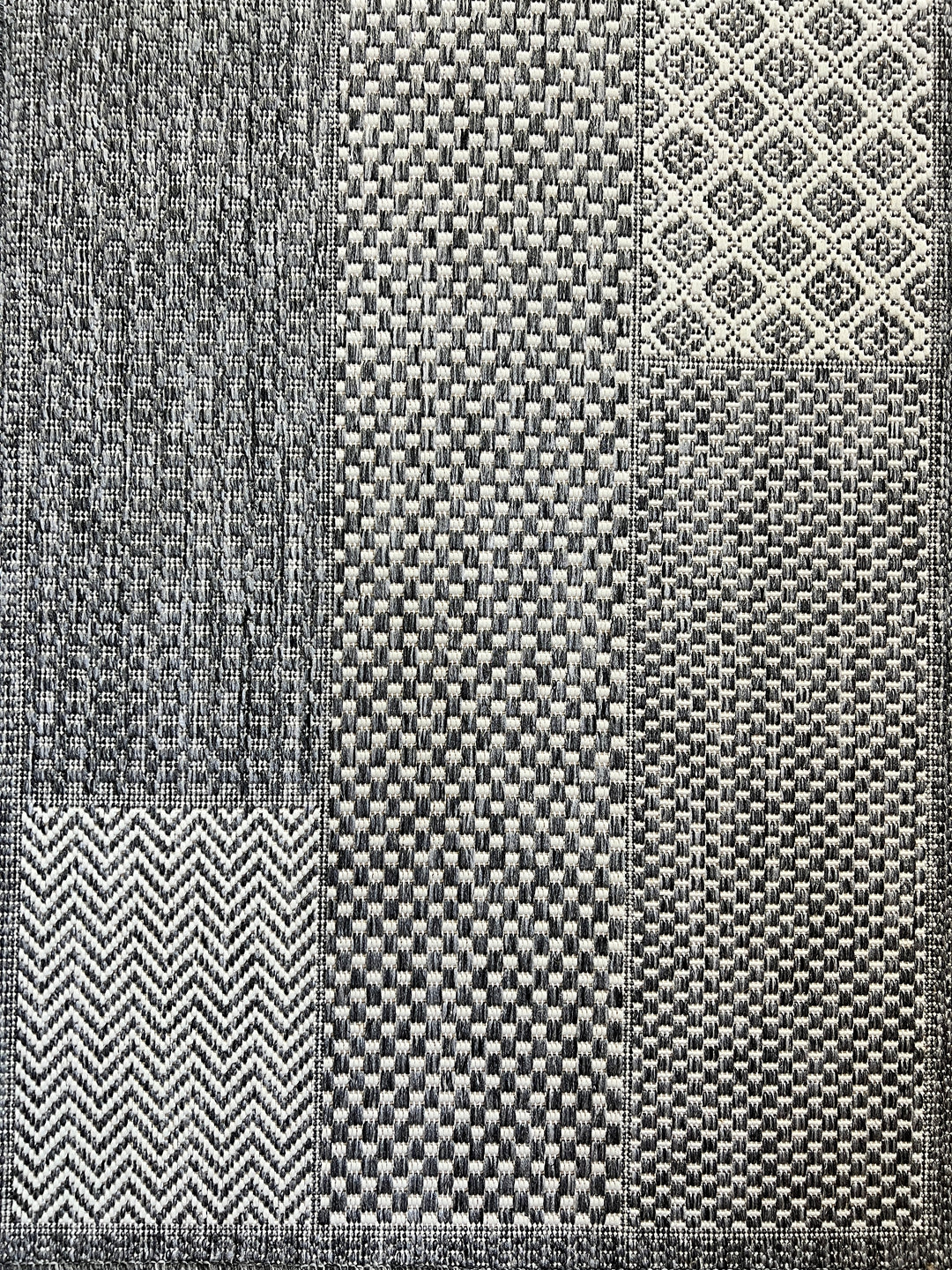 Seaspray Patch Grey White 67x230cm