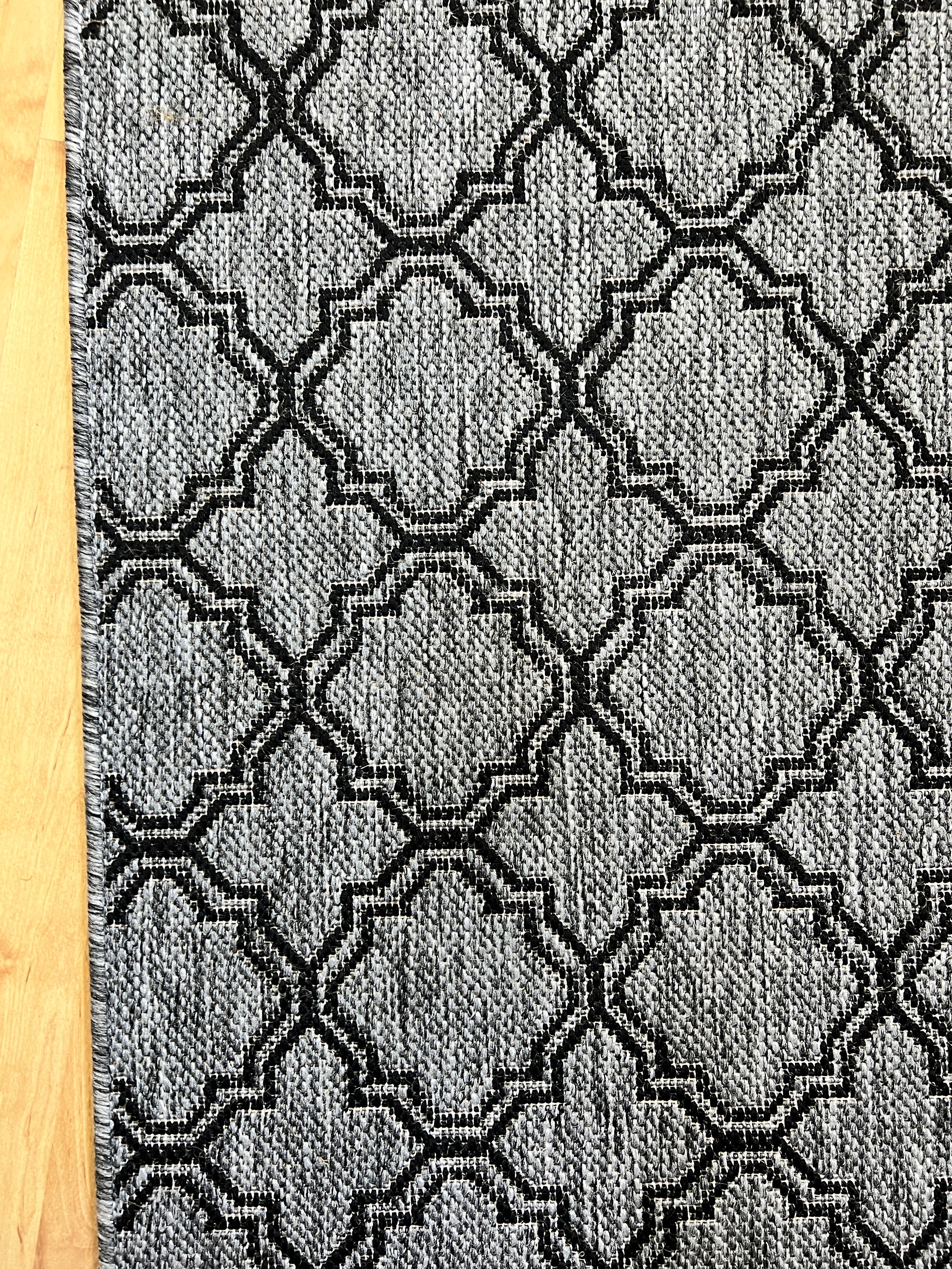 Seaspray Moroc Grey Black Runner 67 cm wide | $29 per metre
