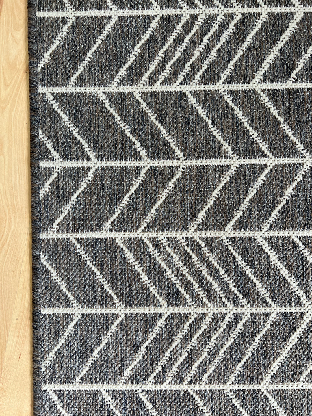 Seaspray Arrows Natural Grey Runner 67 cm wide | $29 per metre