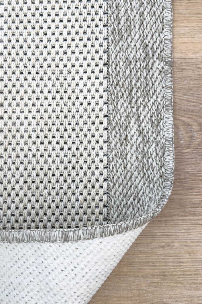 All Seasons Outdoor Cream Grey Fixed Runner-zoom-6