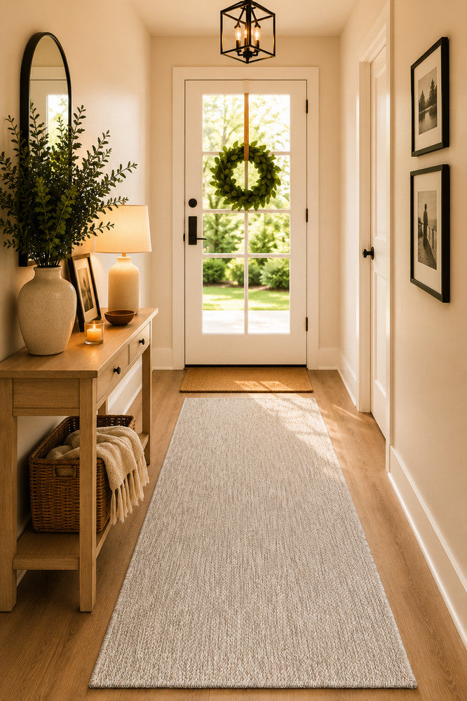 All Seasons Outdoor Light Grey Fixed Runner-1