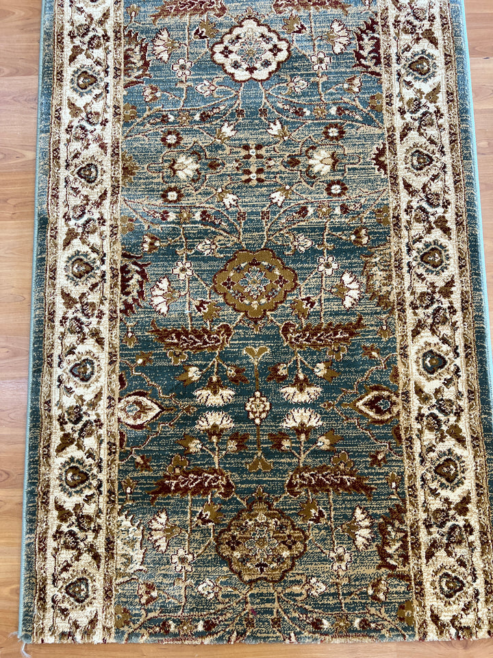 Verona Antique Blue Runner 80 cm wide | $95 per metre