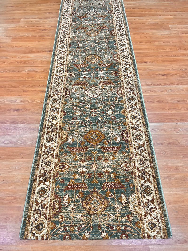 Verona Antique Blue Runner 80 cm wide | $95 per metre-zoom-
