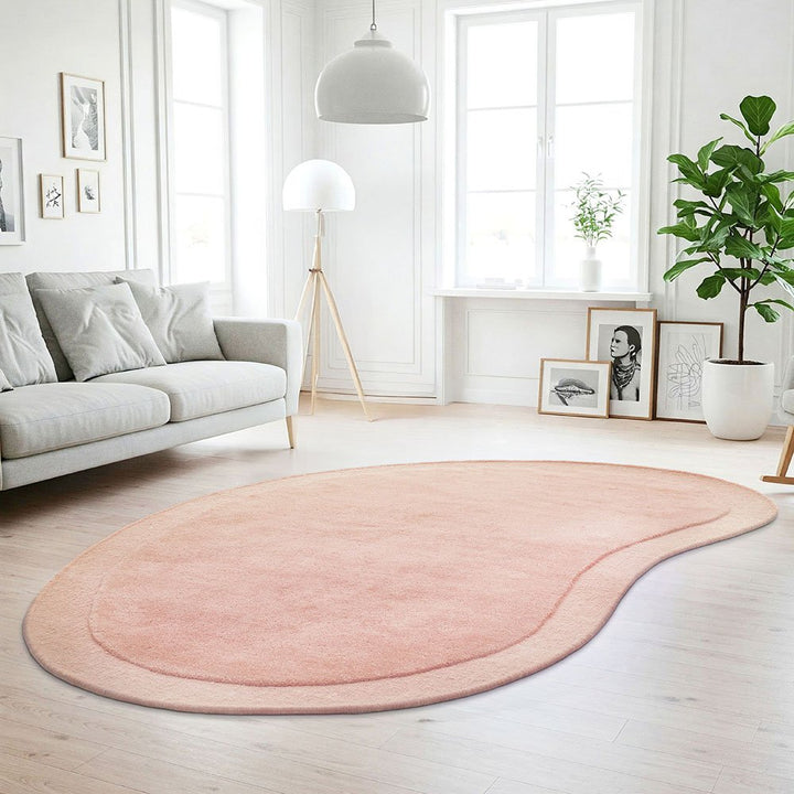 Cleo Blush Shaped Rug