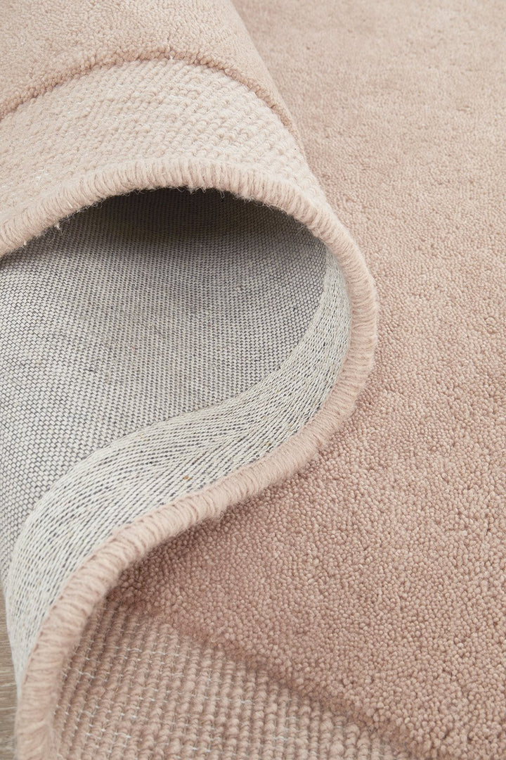 Cleo Blush Shaped Rug