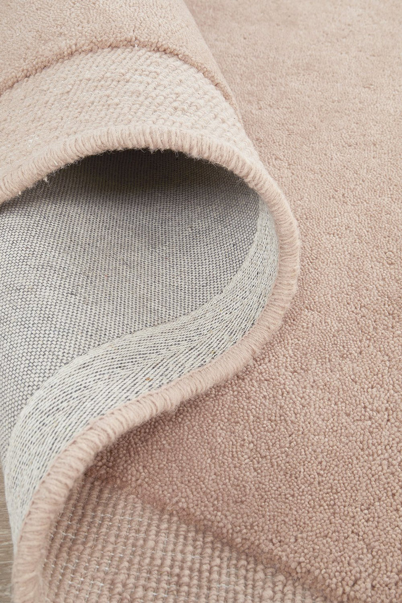 Cleo Blush Shaped Rug-zoom-
