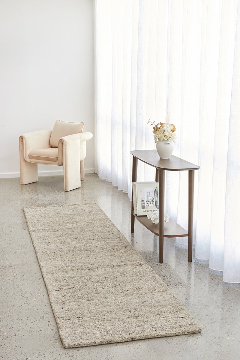Embrace Beige Fixed Runner by Conscious Loom-zoom-