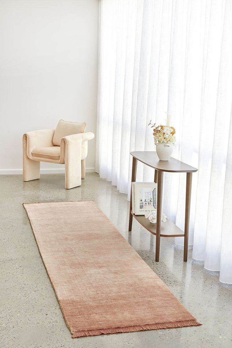 KinShip Blush Pink Fixed Runner by Conscious Loom-1