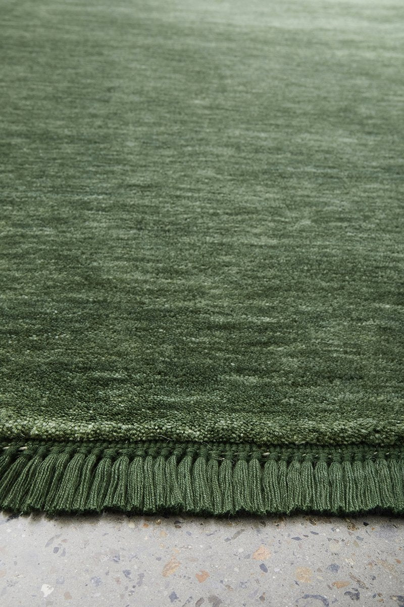 KinShip Forest Green Fixed Runner by Conscious Loom-4