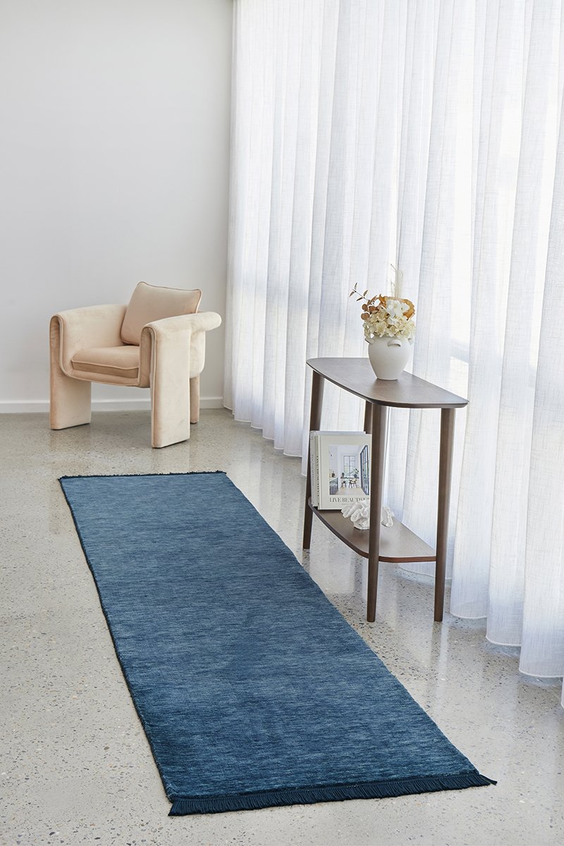 KinShip Navy Fixed Runner by Conscious Loom-1