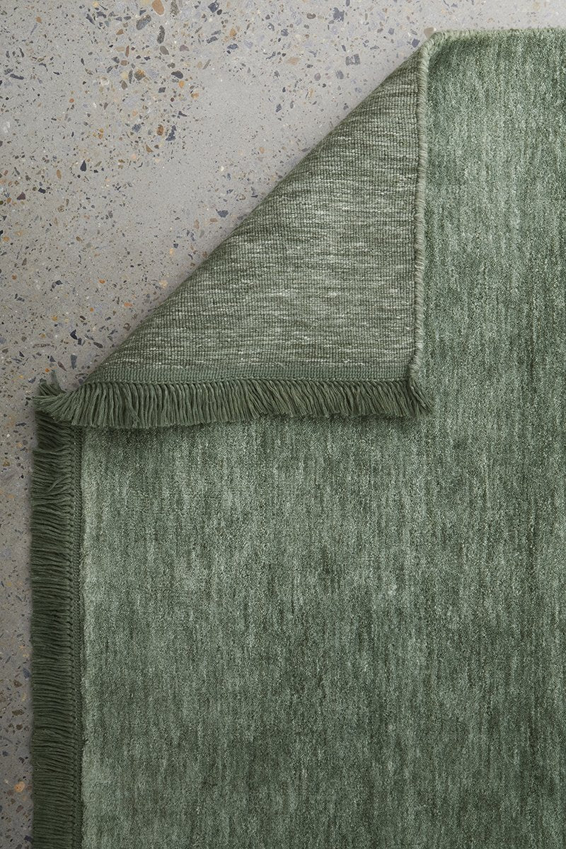 KinShip Sage Green Fixed Runner by Conscious Loom-6