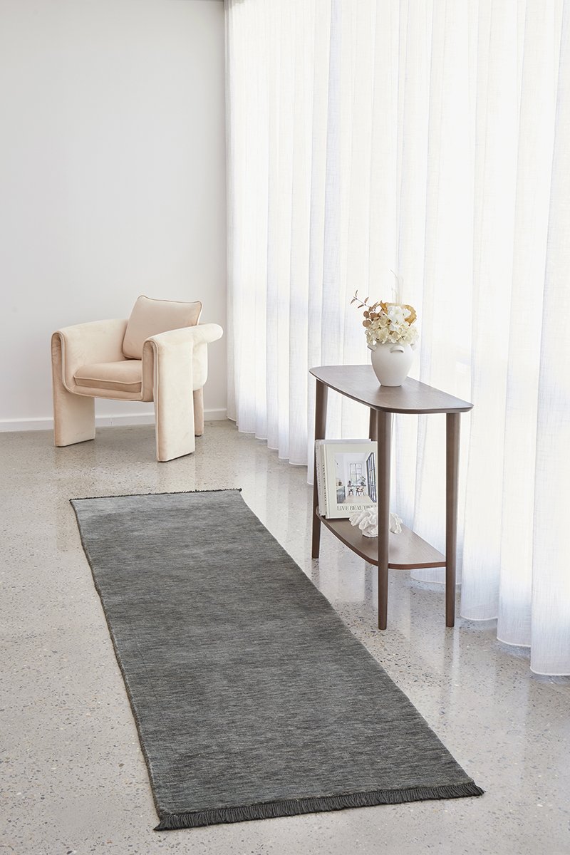 KinShip Seal Grey Fixed Runner by Conscious Loom