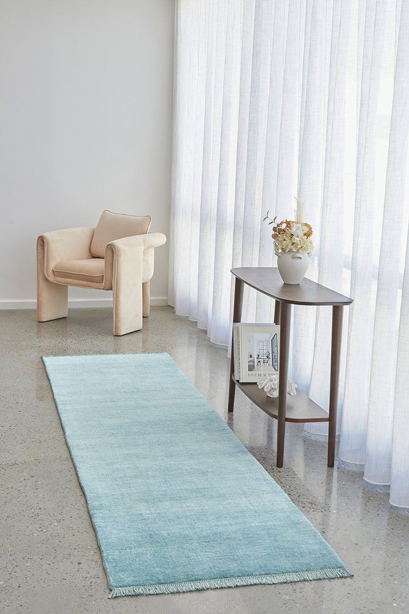 KinShip Sky Blue Fixed Runner by Conscious Loom