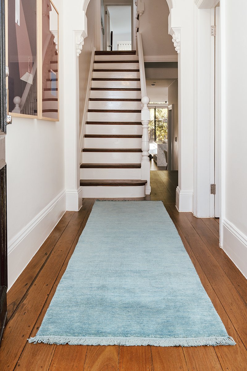 KinShip Sky Blue Fixed Runner by Conscious Loom