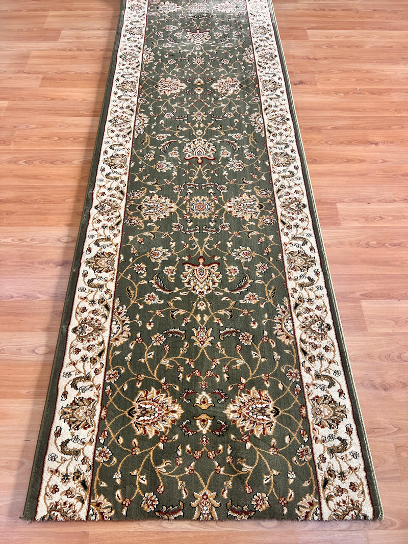 Verona Garden Green Runner 80 cm wide | $95 per metre-zoom-