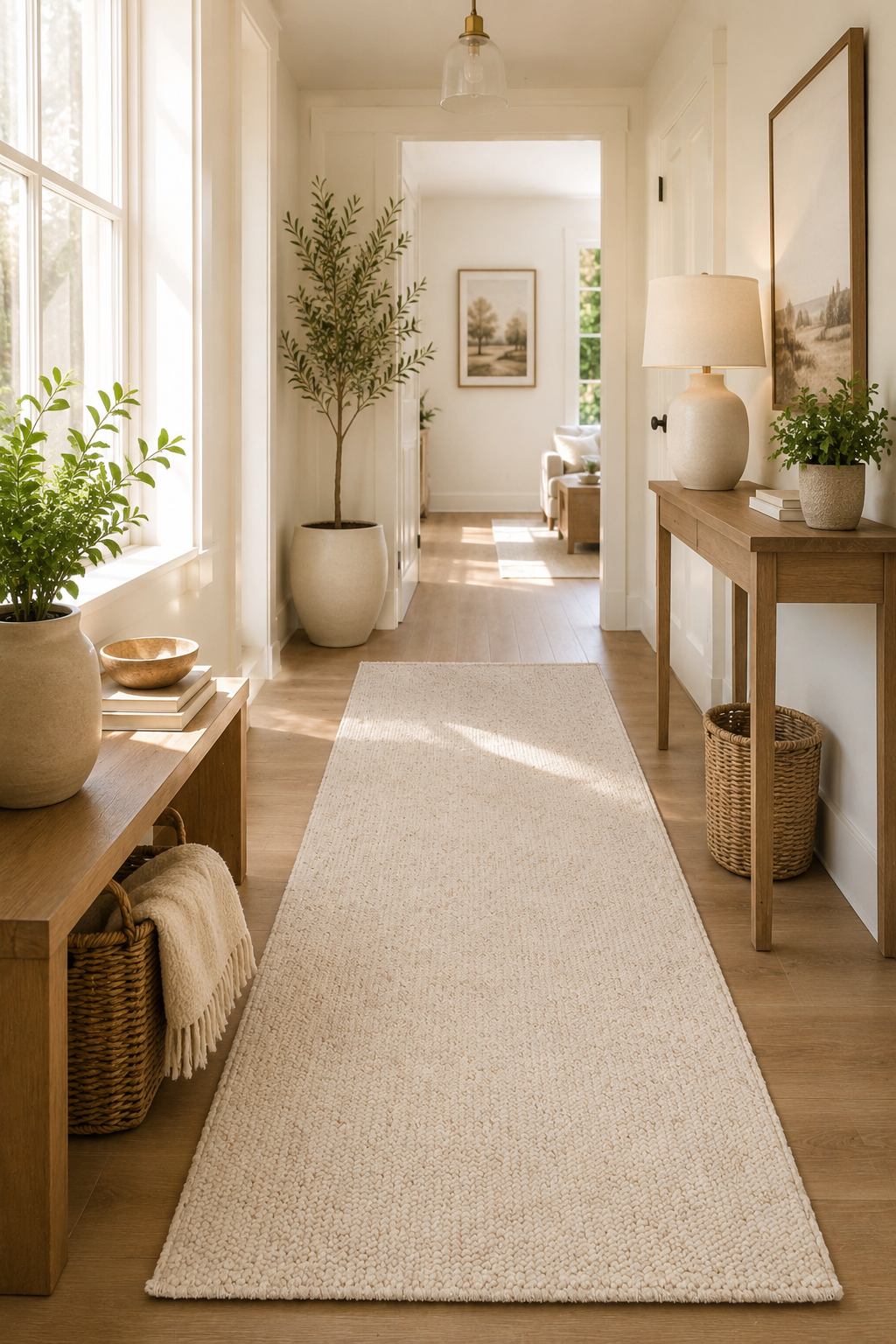 Drift Pebble Beige Fixed Runner-8