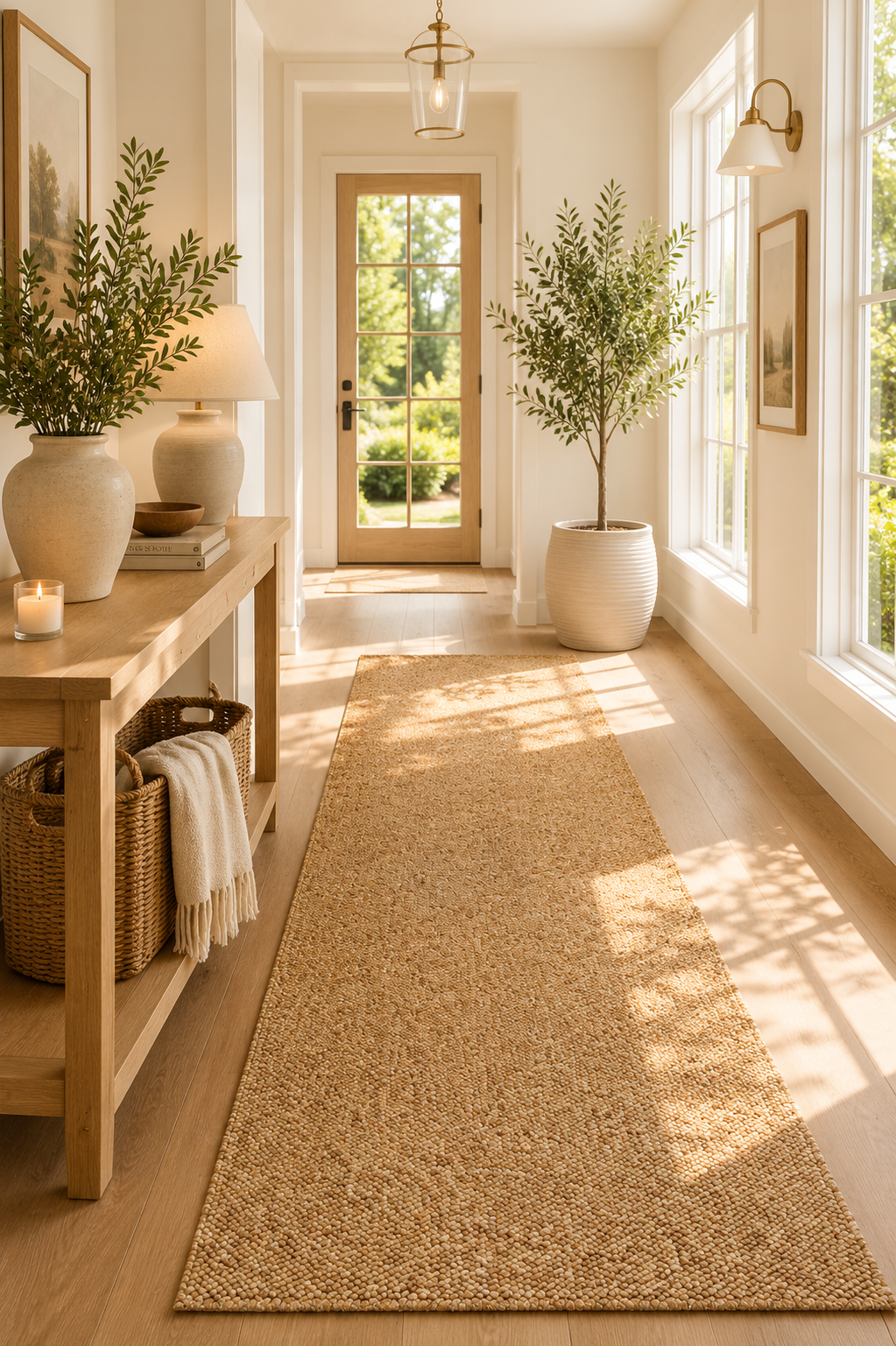 Drift Pebble Sisal Fixed Runner-8