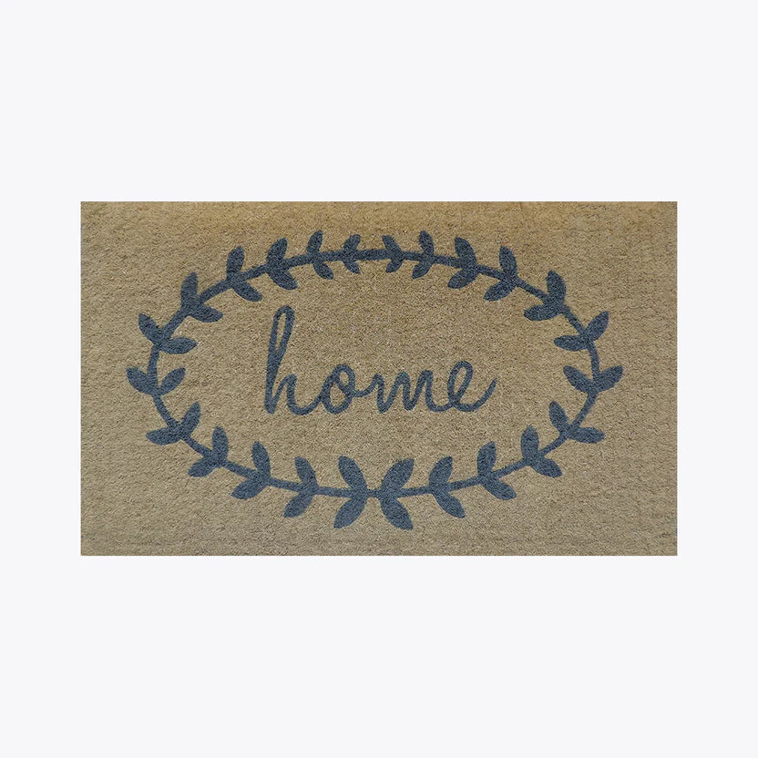 Doormat Coir Home Wreath