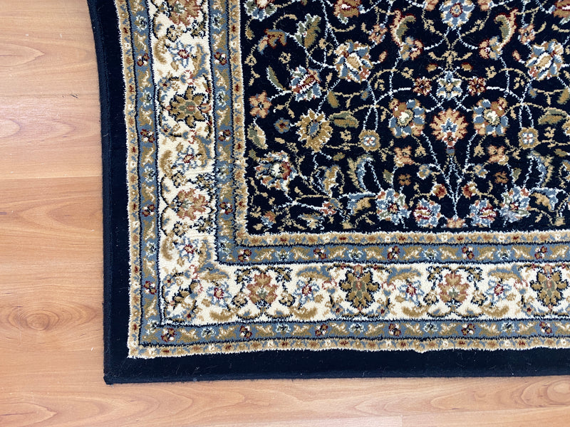 Da Vinci Navy Mitred Fixed Length 80 x 525 cm-zoom-