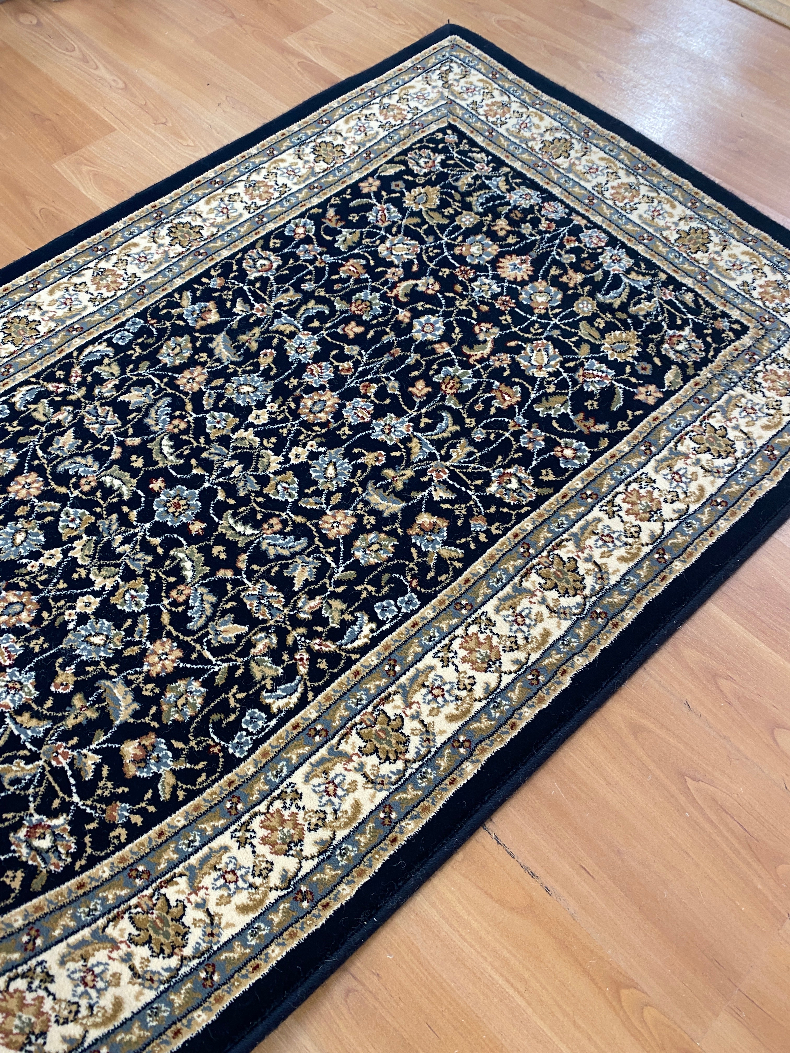 Da Vinci Navy Mitred Fixed Length 80 x 525 cm-zoom-1