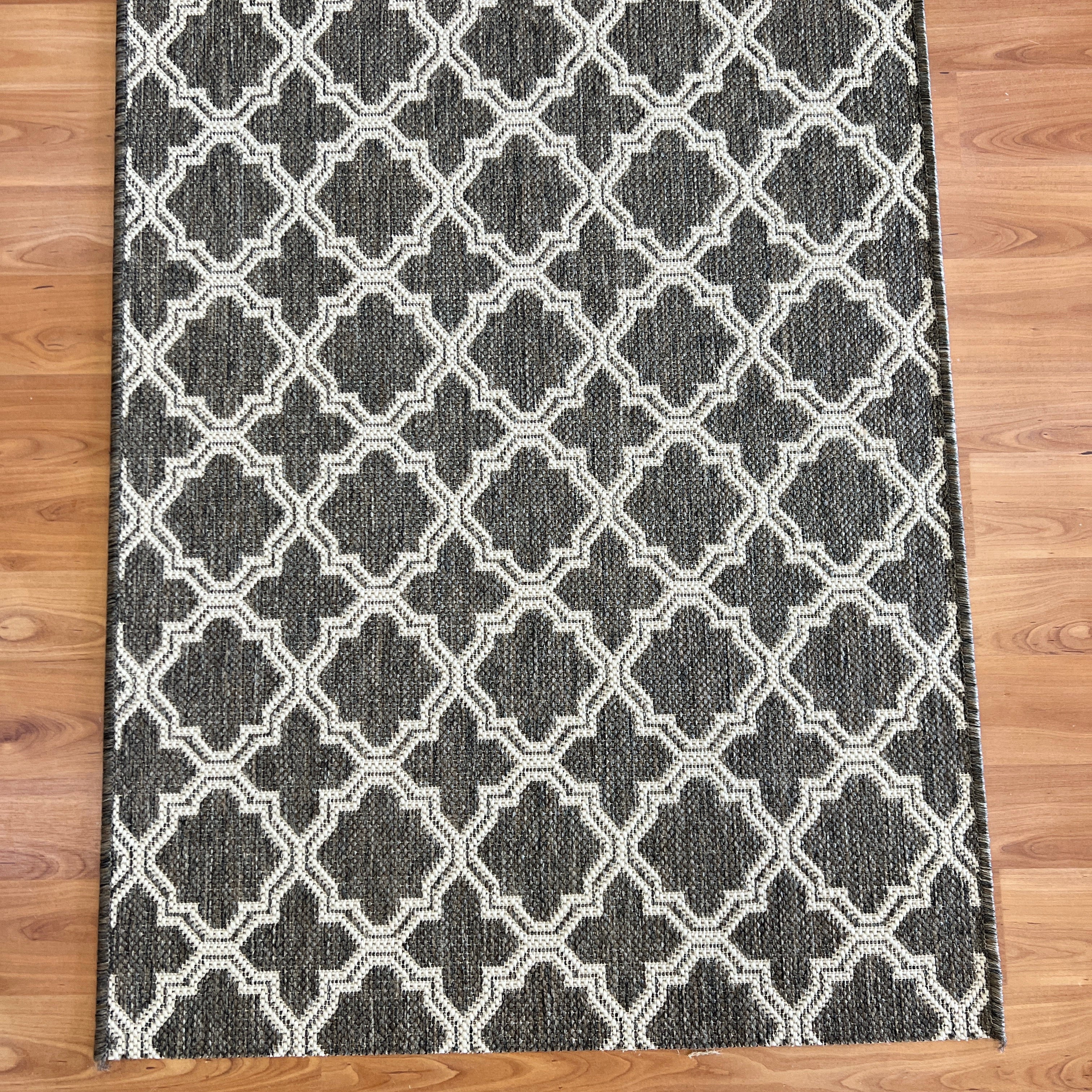Seaspray Moroc Grey White Runner 80 cm wide | $39 per metre-zoom-4