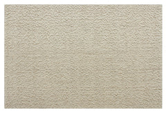 Soft Itsy Bitsy Oatmeal polyester wool and cotton blend fabric by India, shown with textured oatmeal-colored material.