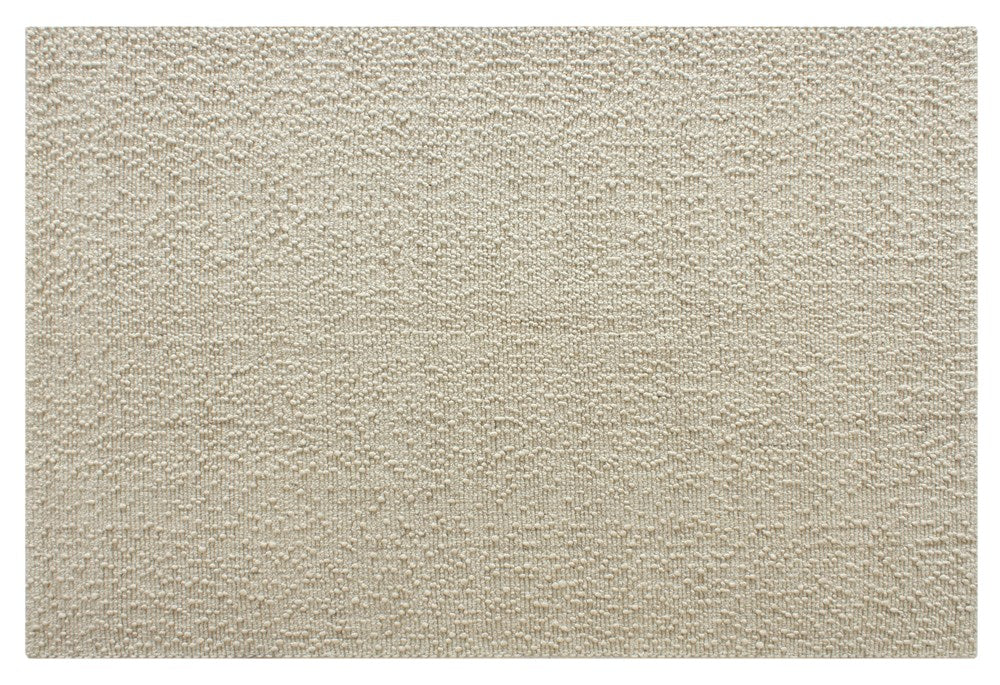 Soft Itsy Bitsy Oatmeal polyester wool and cotton blend fabric by India, shown with textured oatmeal-colored material.