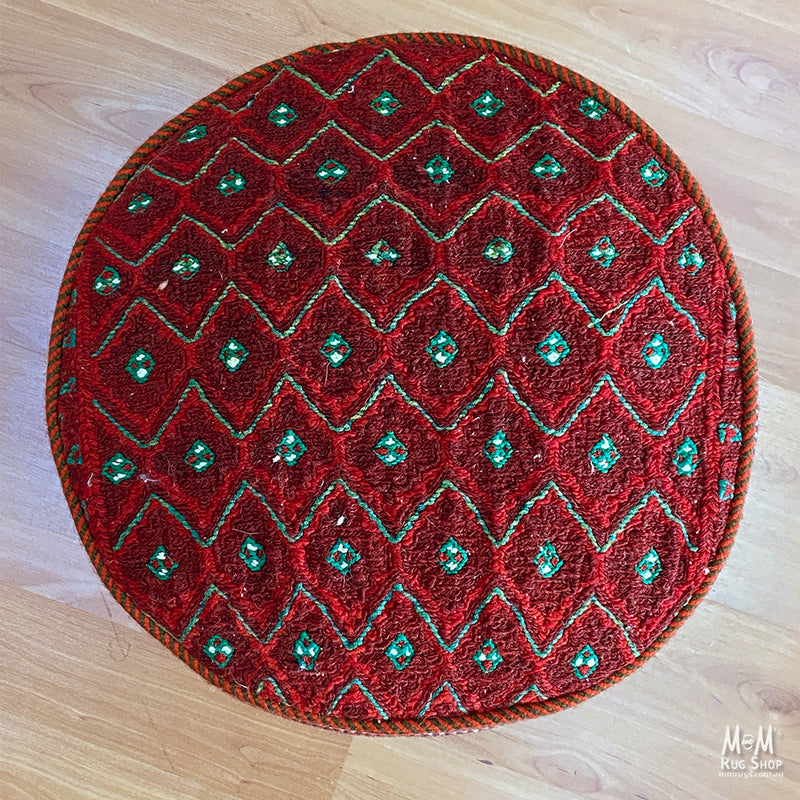 Kilim Footstool KF26-zoom-