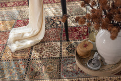 Red Verona Panel made of heat set polypropylene, manufactured in Turkey, shown in the image.