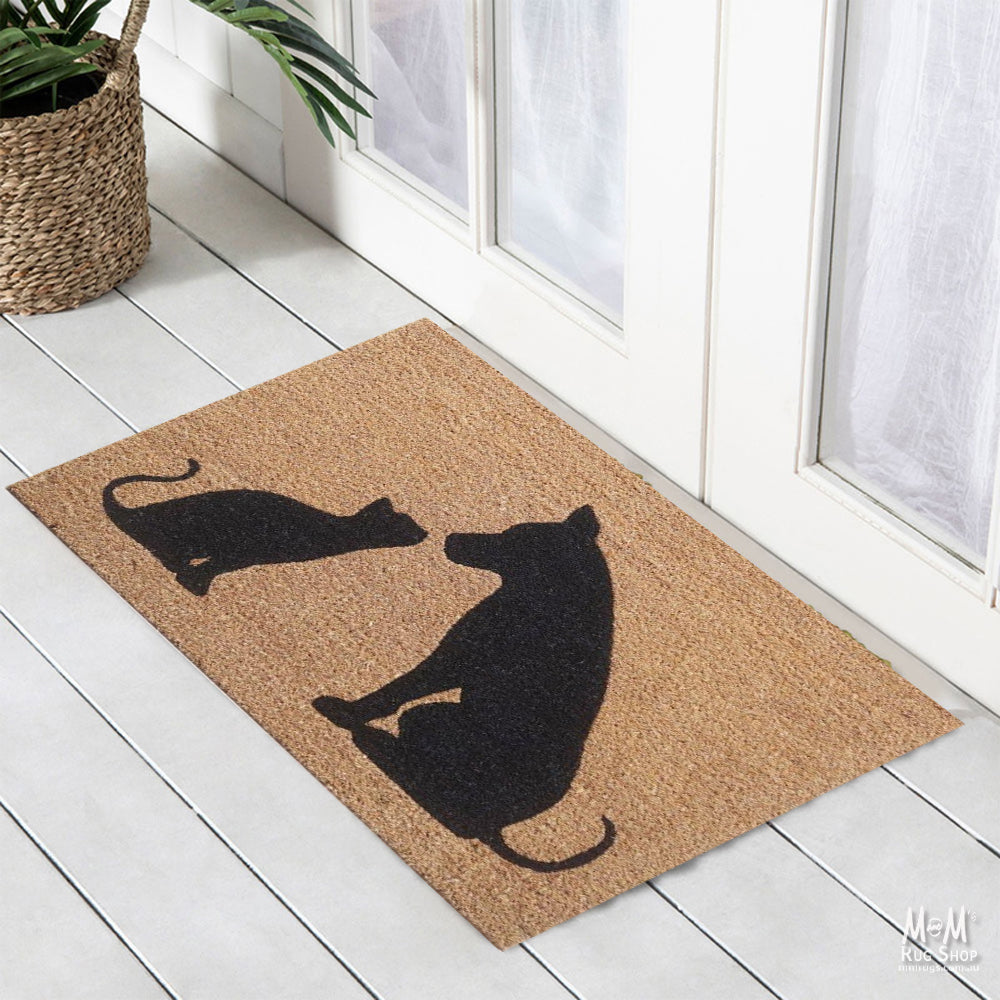 Doormat Latex Coir Cat and Dog-zoom-2