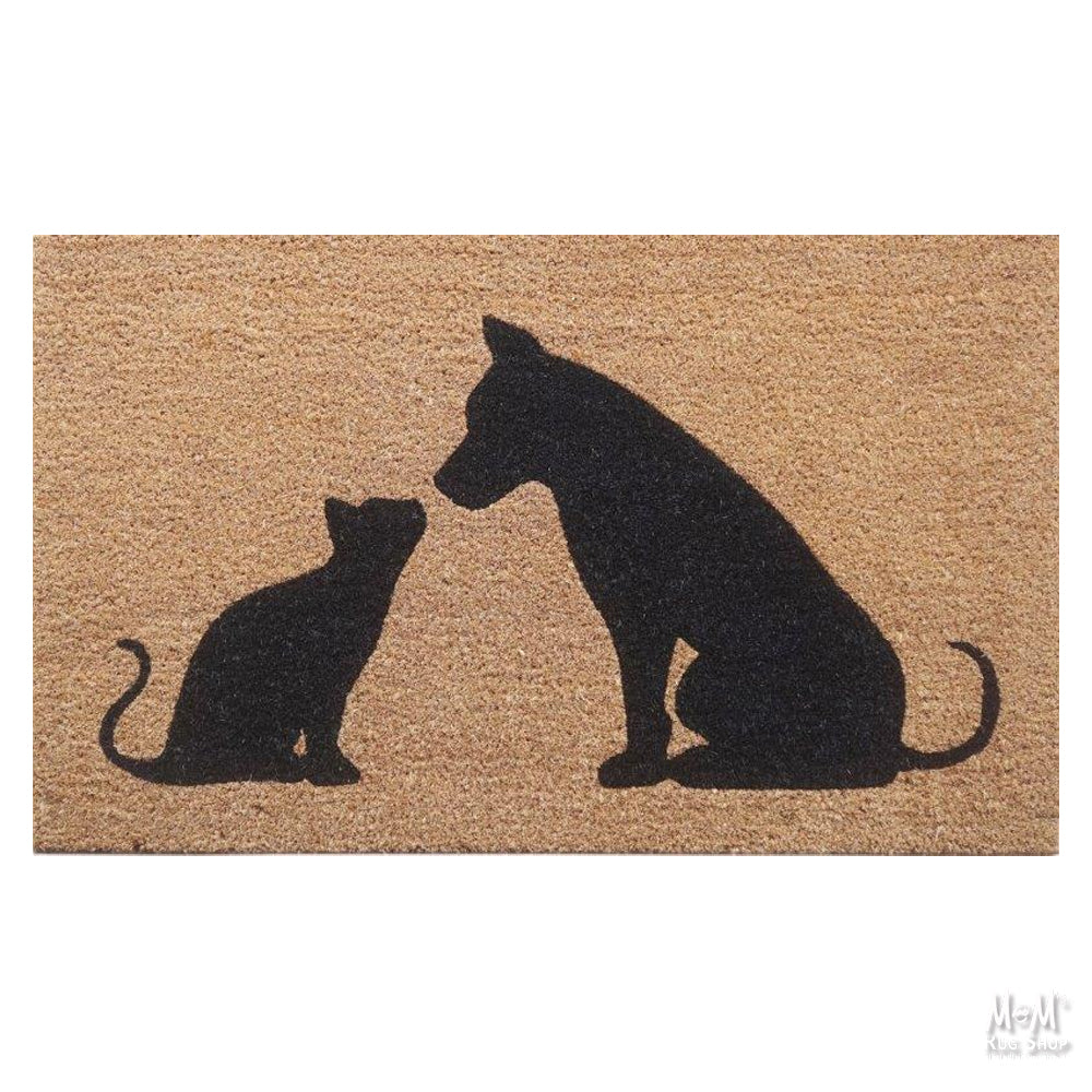 Doormat Latex Coir Cat and Dog-zoom-1