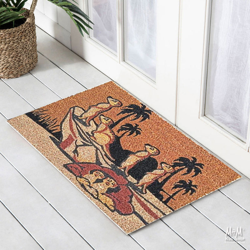Doormat Latex Coir Meercat-zoom-