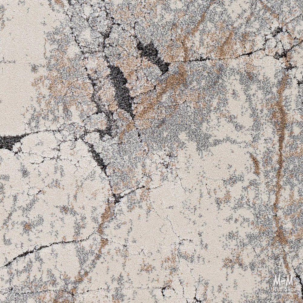 Heat set polypropylene mineral stone from Turkey, showing a textured, natural mineral surface with warm earthy tones.