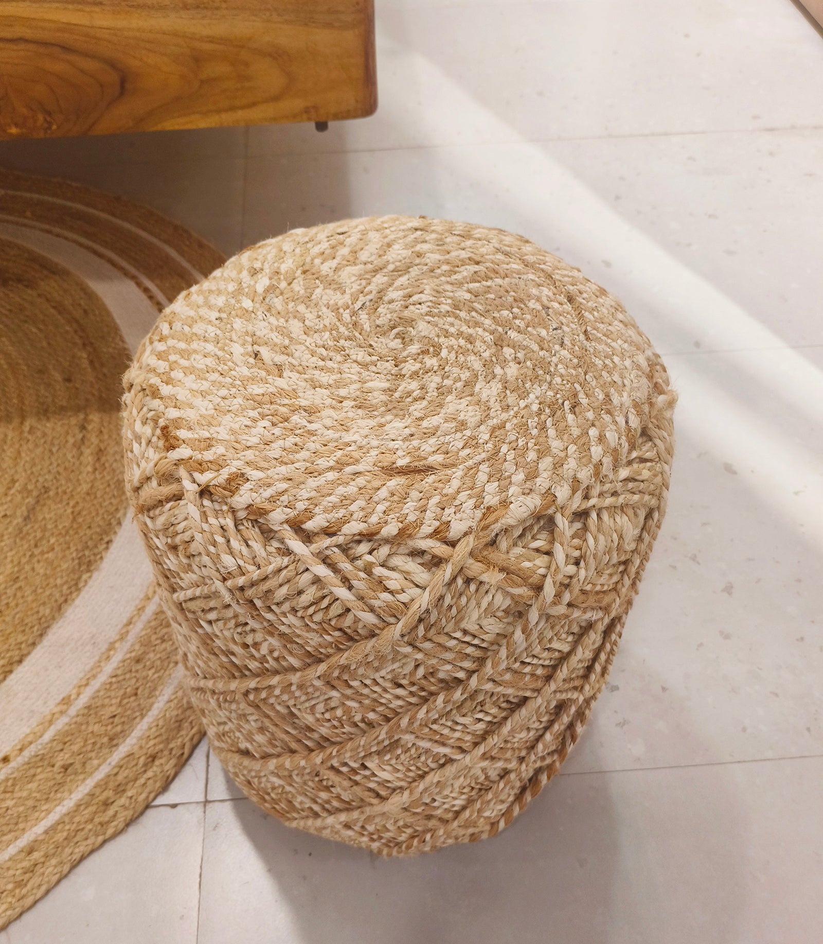 Natural Ottoman - Rio