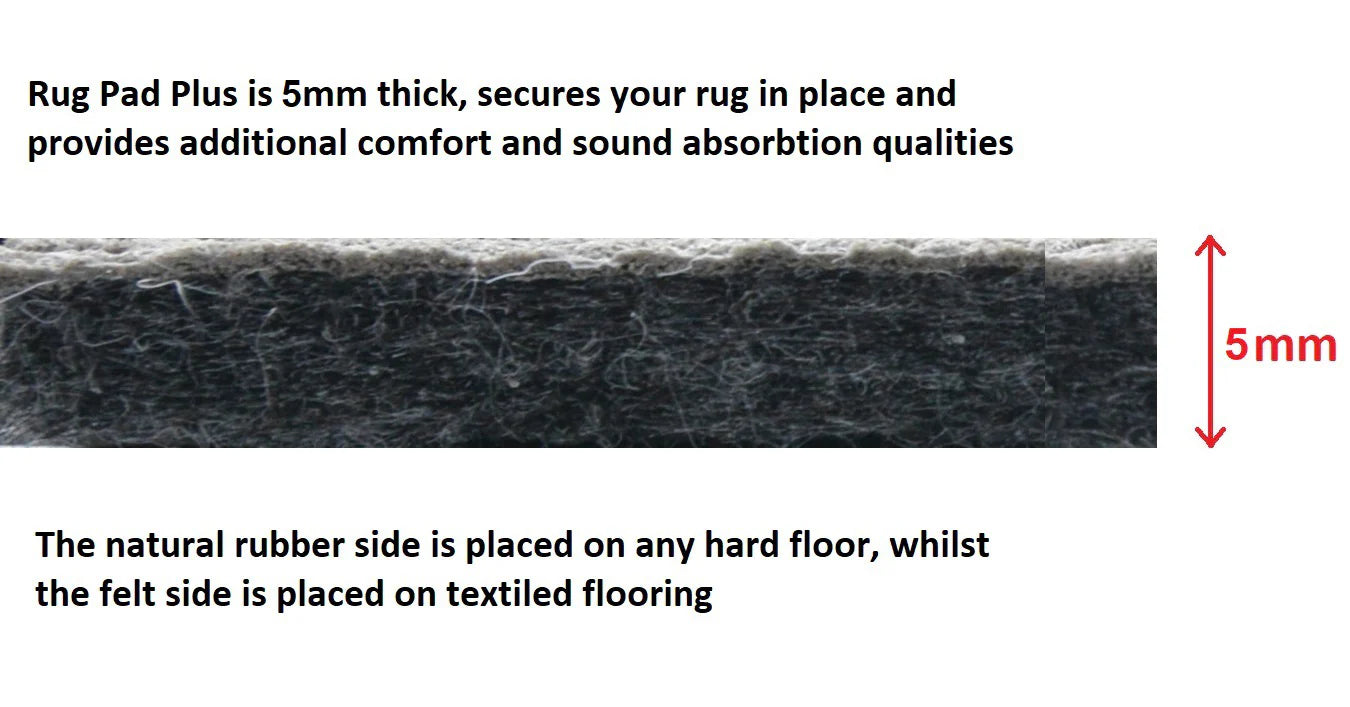 Rug Pad Pro Pre Cut Anti Slip Underlay-zoom-3