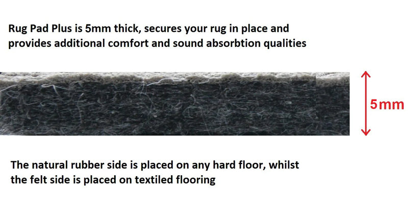 Rug Pad Pro Pre Cut Anti Slip Underlay-zoom-