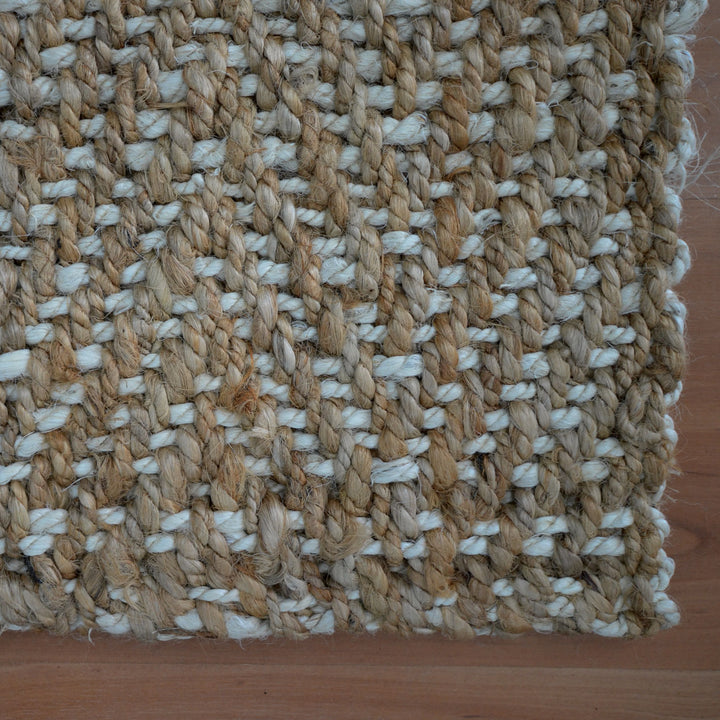 Jute 2 Tone Zig Zag Runner