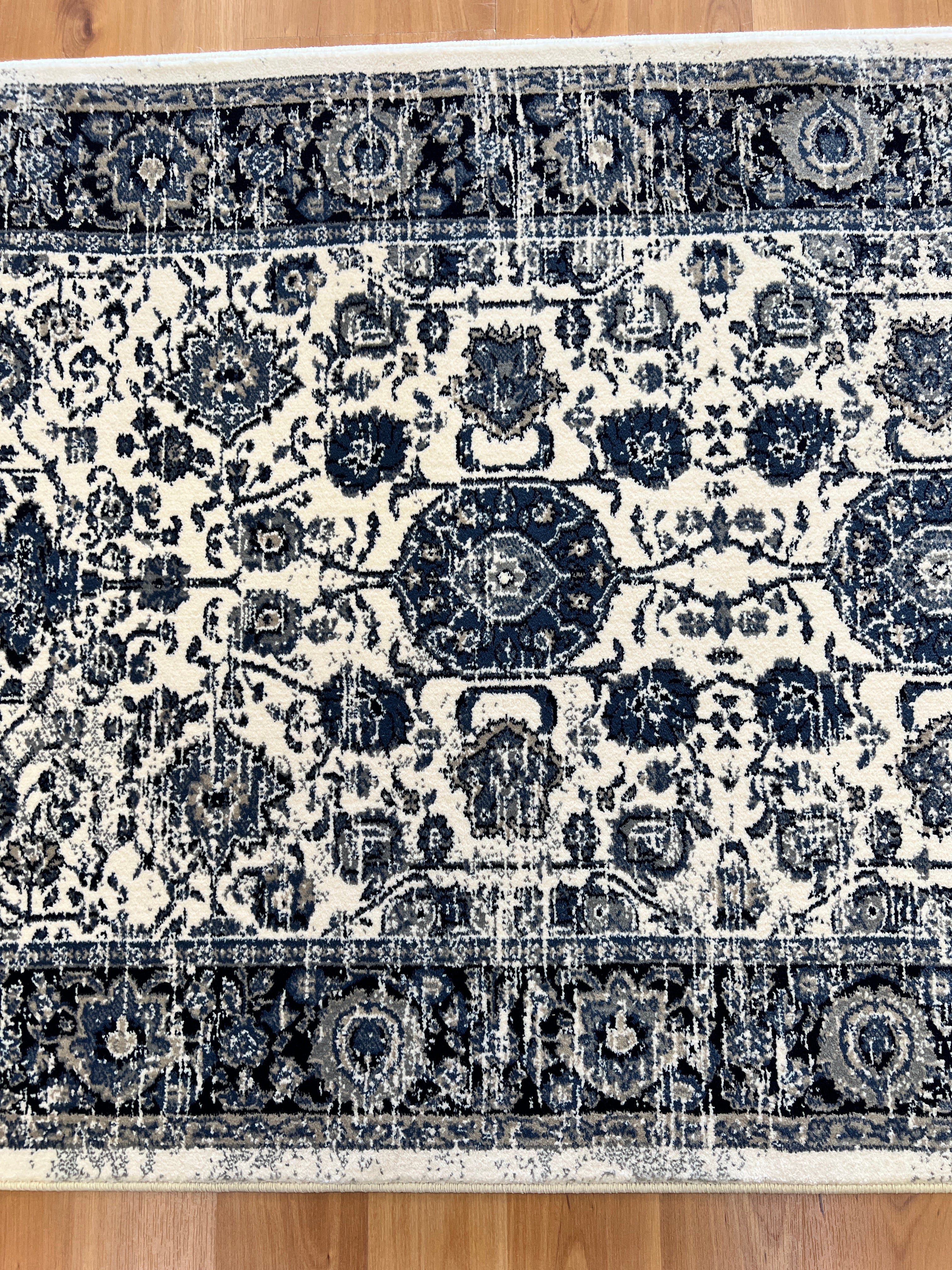 Verona Tribal Blue Runner 80 cm wide | $95 per metre