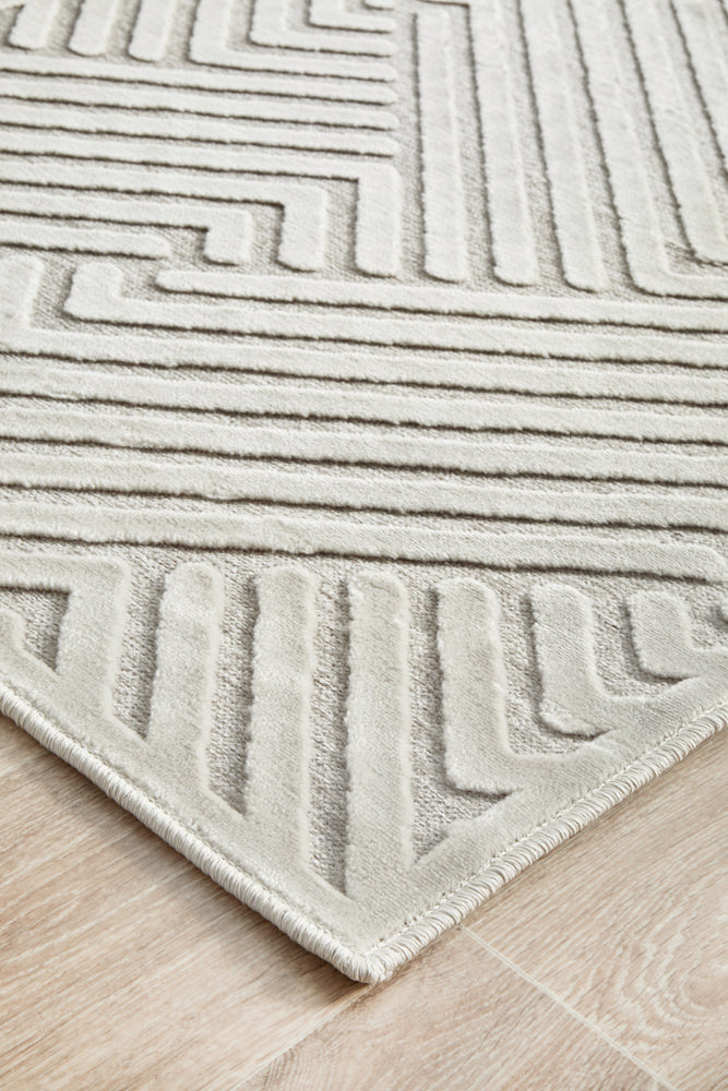 York Cindy Natural White Fixed Runner